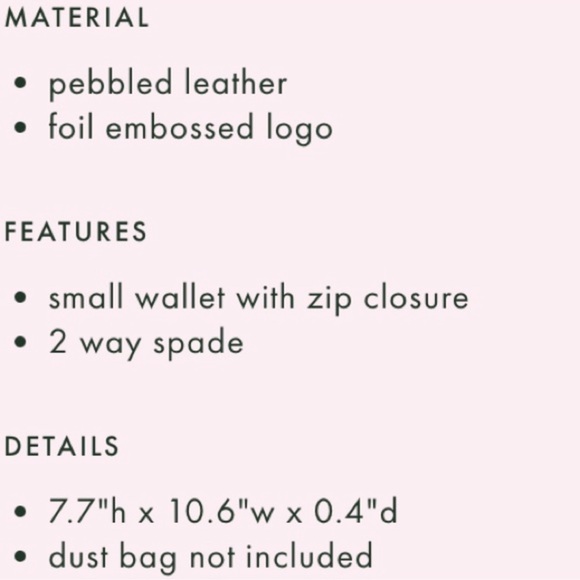 NWT! Kate Spade Black Leather Clutch - Picture 4 of 5